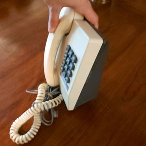 2/$65 Press Dial Slanted WALL PHONE 80's or 90's